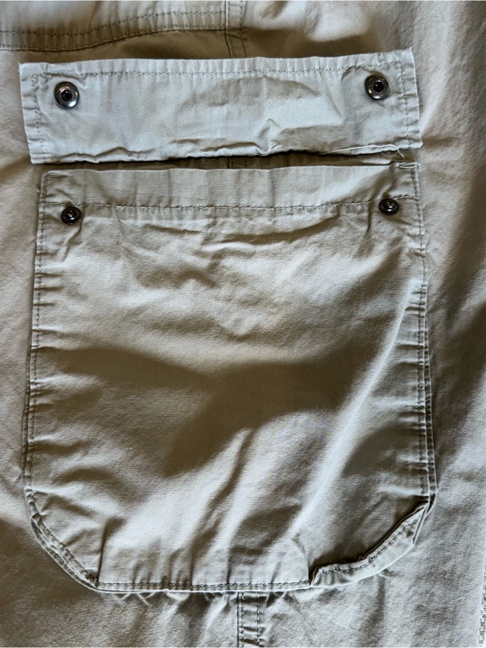 H&M - Men’s Grey Lightweight Cargo Pants - Size M -  100% Cotton - Utility Style - Picture 6 of 12